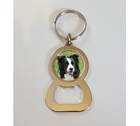 Border Collie Metal Bottle Opener Keyring Ideal Birthday Gift N756