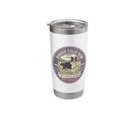 Border Collie Mom Like A Regular Mom Cooler Dog Mom Stainless Steel Insulated Tumbler