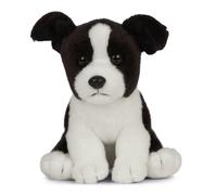 Living Nature Border Collie Puppy, Realistic Soft Cuddly Dog Toy, 17cm