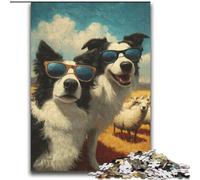 Border Collie Selfie 2000 Piece Jigsaw Puzzle for Adults Teens, Suitable for Ages 14 And Up Family Fun It Is Ideal As A Gift for The Whole Family (70x100cm)