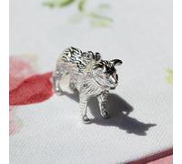 Border Collie Silver Charm