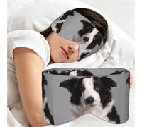 Border Collie, Sleep Mask for Home Travel, Full Eye Covers Light Blocking Eye Mask Sleep Eye and Ear Muffs