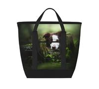 Border Collie Stone Sweet Brown Dogs Pets,Lunch Bags Large Capacity Insulated Tote Bag For Women Men Work Picnic Travel