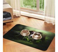 Border Collie Stone Sweet Brown Dogs Pets,Waterproof Pet Feeding Mat,PU Leather Placemats for Cat Dog Water Bowl,Food Mats,40x60cm