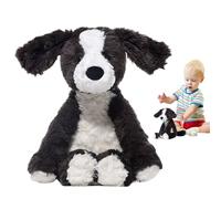 Border Collie Stuffed Animal - Lifelikee Black and White Puppy Plush, Simulated Soft Toy | Snugly Dog Plush for Children, Girls, Toddlerss, Ideal for Room Decor, Playtime, or Animal Toy Lovers
