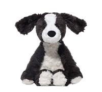 Border Collie Stuffed Animal - Realistic Black, Simulated Animal Decoration Stuffy, Soft Huggable Puppy Doll Kids Collectors For Children, Bairn, Girls, Boys, Family, Home Display,