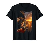 Border Collie Sunset Highway Value Graphic T-Shirt