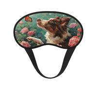 Border Collie Ultimate Eye Mask for Sleeping, Soft and Comfortable Eye Mask, Relaxing Zero Pressure Night Blindfold.