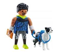 Border Collie With Playmobil My Life Character