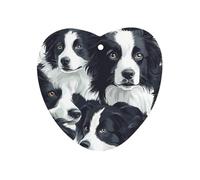 Border Collies Funny Car Air Fresheners Long Lasting Scent Automotive Hanging Scented Cards Tablets