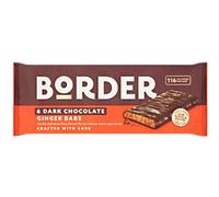 Border Biscuit s Dark Chocolate Ginger Bars Indiviually Wrapped (Pack