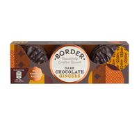 Border Dark Chocolate Gingers Biscuits 150g (Pack of 6)