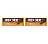 Border Dark Chocolate Orange Bars, 6 Bars per Pack, Crafted with Oats
