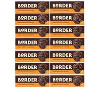 Border Dark Chocolate Orange Biscuits 14 x 150g | Rich Dark Chocolate Biscuits with Zesty Orange Flavour, Classic British Bakery Treat for Chocolate Lovers