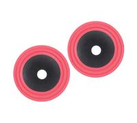 Border Driver Cone Replacement, Red Paper Cone Part for Cabinet Repair Projects Work Tasks Jobs Woofer Repair Component with Red Foam Border