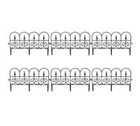 Border Fence For Yard - Splicing Garden Fence, Detachable Flower Barrier | Weatherproof Decorative Plant Panel, 6PCS Landscape Edging for Lawn Pathway, Outdoor Pool Area Divider and Home Decoration Pu