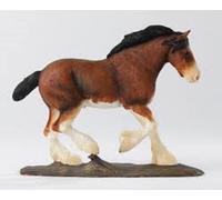 Border Fine Arts - Action Horses - Clydesdale - Bay - New in box - (A21272) 18cm Tall * 20cm