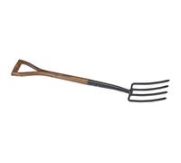 Border Garden Fork Draper 14304 Carbon Steel - Ash Wood Handle