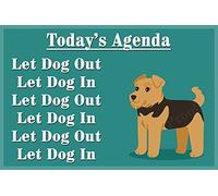 Border/Lakeland Terrier Dog Funny Fridge Magnet Gift