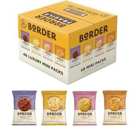 Border Luxury Mini Pack 48 Biscuits 4 Variety - Perfect for - Treat - Office - Guests (1 Box (48 Packs))