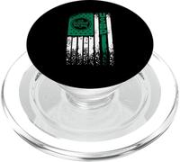 Border Patrol US Flag - Thin Green Line Law Enforcement PopSockets PopGrip for MagSafe
