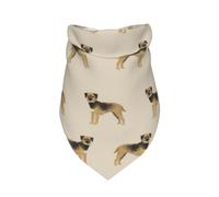 Border Terrier Dog Dogs Border Terriers Tan,Bib Scarf Triangle Hood Adjustable Pet Scarf Washable Hood Suitable for Small, Medium and Large Dogs and Cats