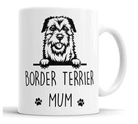 Border Terrier Mum | Mug Gift | Dog Mug for Birthday Christmas | Friend, Mum, Auntie, Sister Ceramic Cup