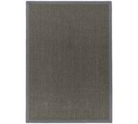 Bordered Dark Grey Non-Slip Sisal Rug - 200X290 cm