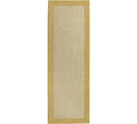 Origin 'Borders' Rug in Yellow | Size: 67 cm x 200 cm Origin Yellow 67 cm x 200 cm