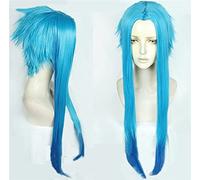 Borderlands 3 Maya Cosplay Wigs Blue Long High-Temperature Fiber Synthetic Hair Wig Pelucas One Size Maya