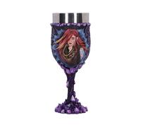 Nemesis Now Borderlands 4 Lilith Goblet 19.6cm - Officially Licensed Gaming Drinkware Siren Collectible Resin Goblet with Stainless Steel Insert