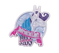 Borderlands Butt Stallion Limited Edition Pin Badge - Officially Licensed Gaming Collectible - Pearlescent Enamel Finish - Individually Numbered - 40 x 38mm