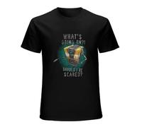 Borderlands Claptrap T-Shirt Black Graphic Unisex Tee Shirt L
