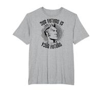 Borderlands Handsome Jack Profile Art Tee T-Shirt, Men's Big and Tall, Heather Grey, 2X Tall