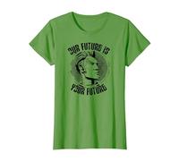 Borderlands Handsome Jack Profile Art Tee T-Shirt, Women, Grass Green, 3X-Large