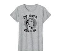 Borderlands Handsome Jack Profile Art Tee T-Shirt, Women, Heather Grey, XX-Large