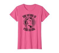 Borderlands Handsome Jack Profile Art Tee T-Shirt, Women, Pink Heather, XX-Large