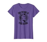 Borderlands Handsome Jack Profile Art Tee T-Shirt, Women, Purple Heather, XX-Large