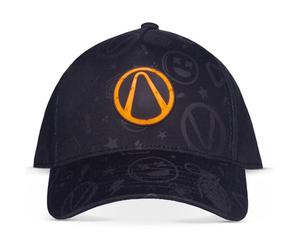 Borderlands Rubber Patch Logo Strapback Baseball Cap One Size, black, One Size