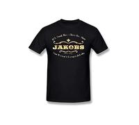 Borderlands T Shirt Jakobs Weapons Men T Shirt Printed Funny Tee Shirt Short Sleeve Summer Mens Tshirt Black