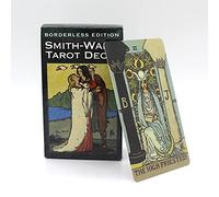 Borderless Edition Smith-Waite Tarot Cards Oracle Card Divination Fate Entertainment Table Board Deck Games Holiday Family Party Gift Playing Cards,type 1,Tarot card