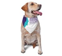Borderline Personality Disorder Awareness Dog Bandanas Triangle Bibs Pet Scarf For Small Medium Large Dogs And Cat