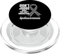 Borderline Personality Disorder Warrior Don´t Judge BPD PopSockets PopGrip for MagSafe