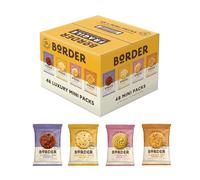 Borders Biscuits 48 x Mini Mixed Flavour Contains 4 Flavours Cookies Assortment