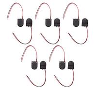 Bordhap 10/Pcs CR2032 Button Coin Cell Battery Socket Holder Case Cover with ON-OFF Switch 3V Battery Box