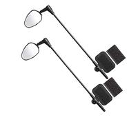 Bordhap 2 Pack Bike Helmet Mirror, 360 Degree Adjustable Bicycle Rear View Mirror Bike Mirror for Cycling
