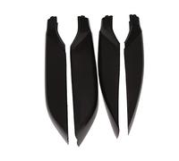 Bordhap 4X Black Silver Roof Rack Cover Rail End Lid Protection Case for LAND CRUISER PRADO 150 LC150 2010-2020