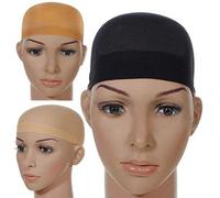 Bordhap Deluxe Wig Cap Hair Net For Weave 2 Pieces/Pack Hair Wig Nets Stretch Mesh Wig Cap For Making Wigs Free Size(black)