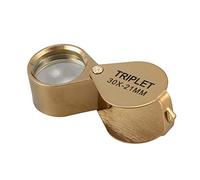 Bordhap Portable 30X Power 21Mm Jewelers Magnifier Foldable Gold Eye Loupe Jewelry Store Magnifying Glass