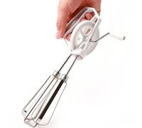 Bordhap Rotary Manual Hand Whisk Egg Beater Mixer Blender Stainless Steel Kitchen Tools